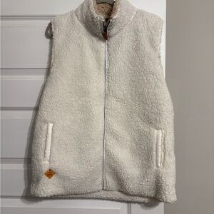 Simply Southern Cream Sherpa Vest